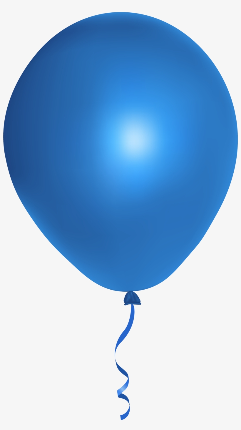 Image - Blue Balloon Png Transparent Background, transparent png download