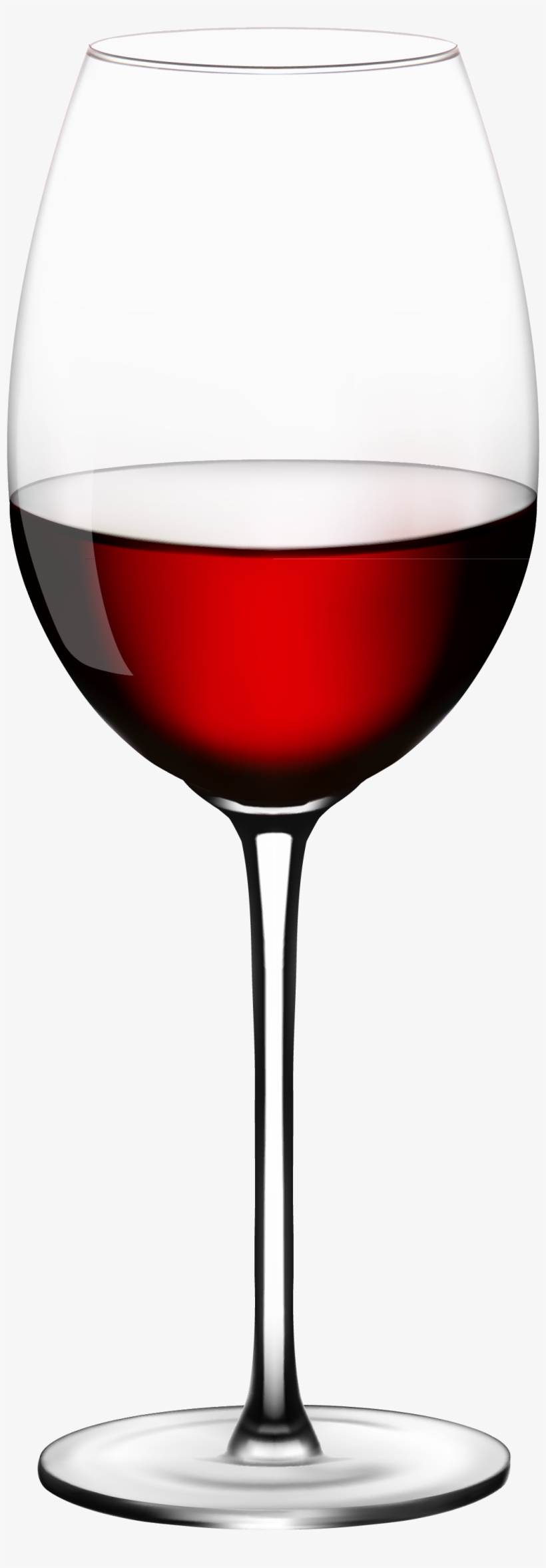 Glass Clipart Alcohol Glass - Wine Glass Vector Png, transparent png download
