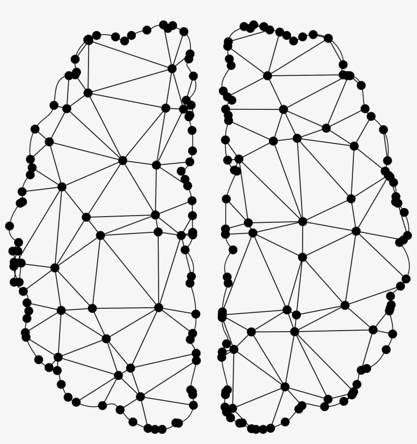 This Free Icons Png Design Of Low Poly Neuronal Brain, transparent png download