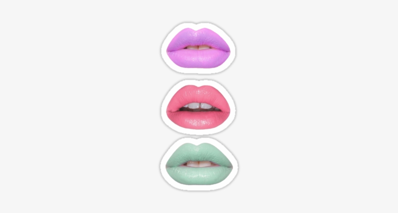Tumblr Png Lips Clip Art Stock - Sticker Pastel, transparent png download