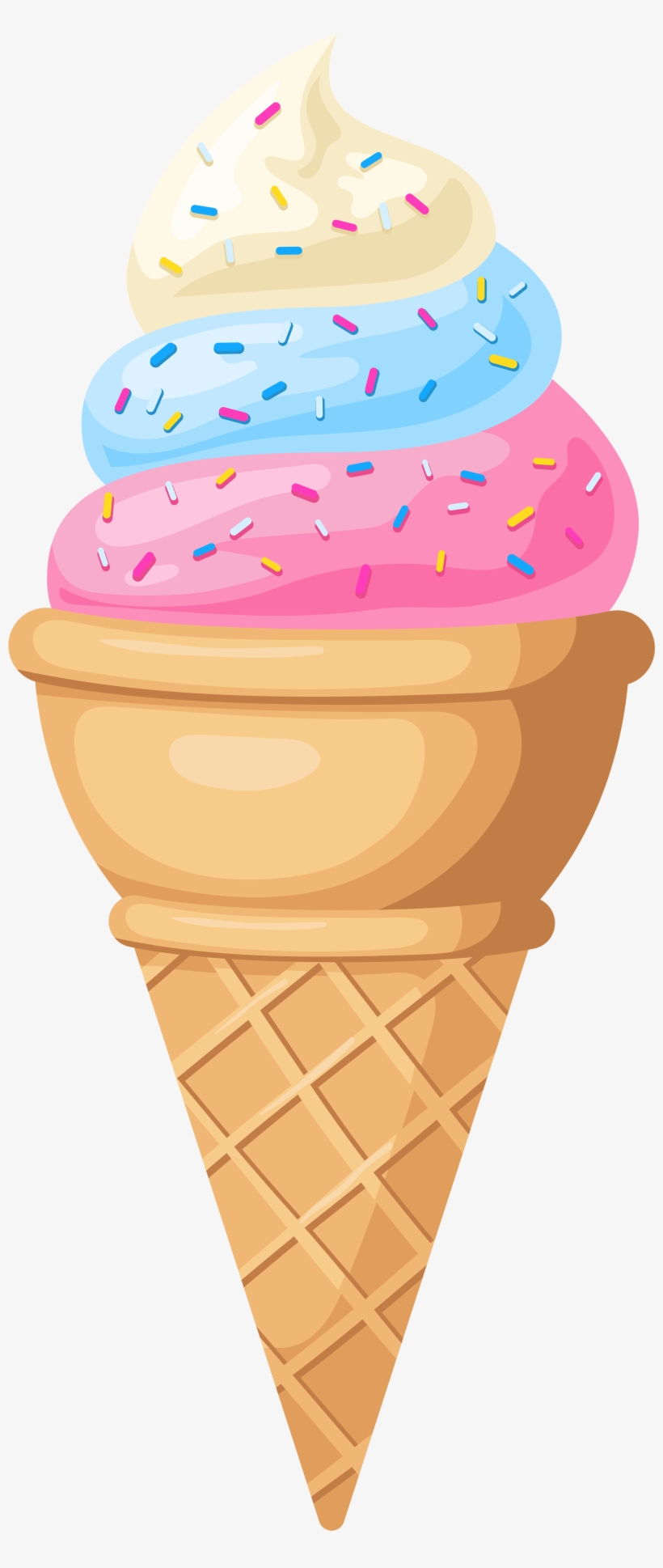 Ice Cream Cone Png Clip Art - Ice Cream Cliparts, transparent png download