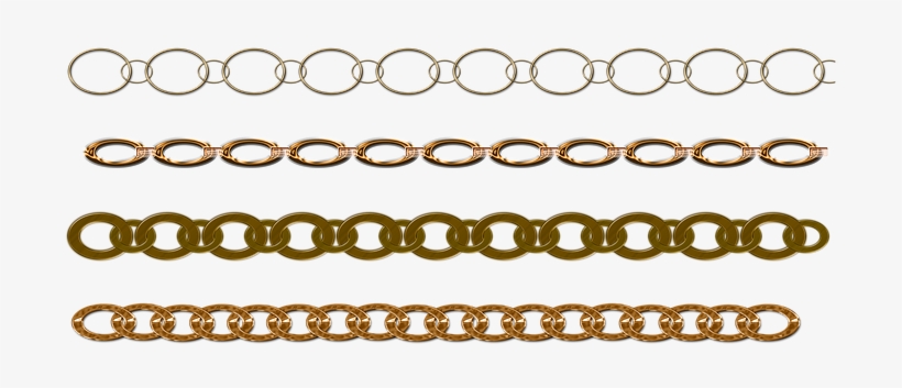 Chain Gift Jewel Metal Golden Elegance Cir - Metal, transparent png download