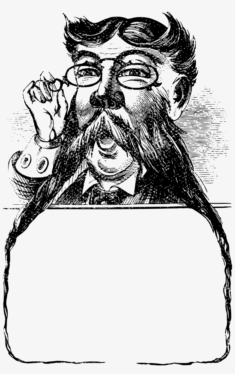 Moustache Wax Barber Art Comb - Little Book Of Ripping Riddles And Confounding Conundrums, transparent png download