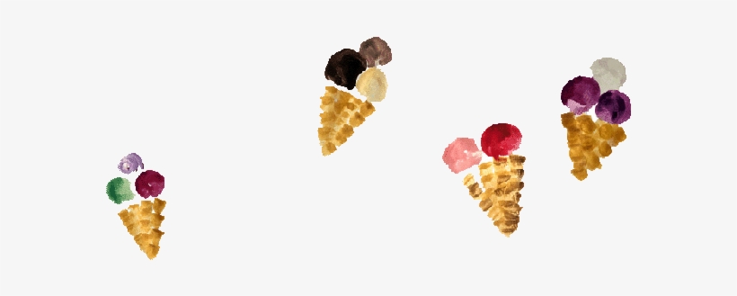 Ice Cream Cones Wallpaper Watercolor Design - Watercolor Png Ice Cream, transparent png download