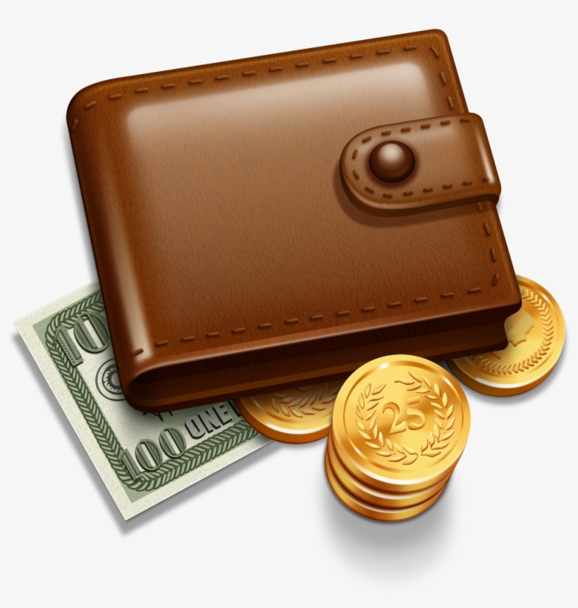 Purse Money Png Image - Wallet Clipart, transparent png download