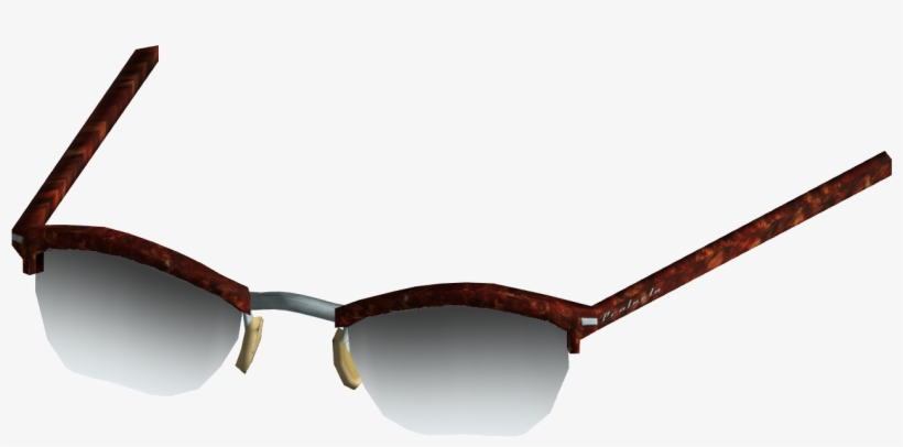 Tortiseshell Glasses - Fallout 3 Glasses, transparent png download