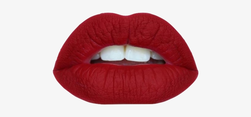 Lips Png Pic Background - Dark Lipstick With White Teeth, transparent png download