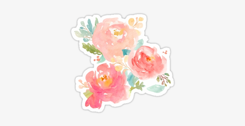 Peonies Watercolor Bouquet • Also Buy This Artwork - Watercolor Flowers Bouquet Png, transparent png download