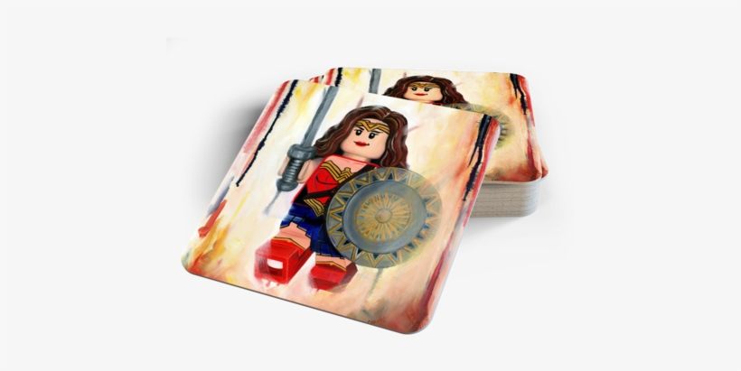 Amazonian Wonder Woman Coasters - Wonder Woman, transparent png download