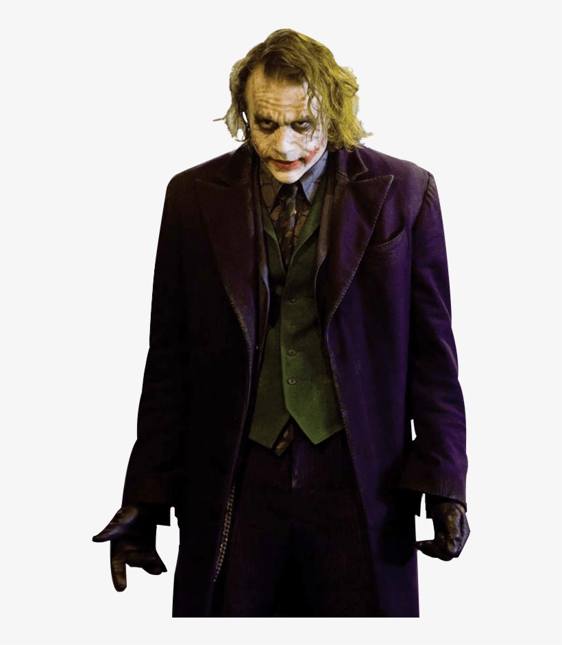 Batman Joker - Heath Ledger Joker Joaquin Phoenix, transparent png download