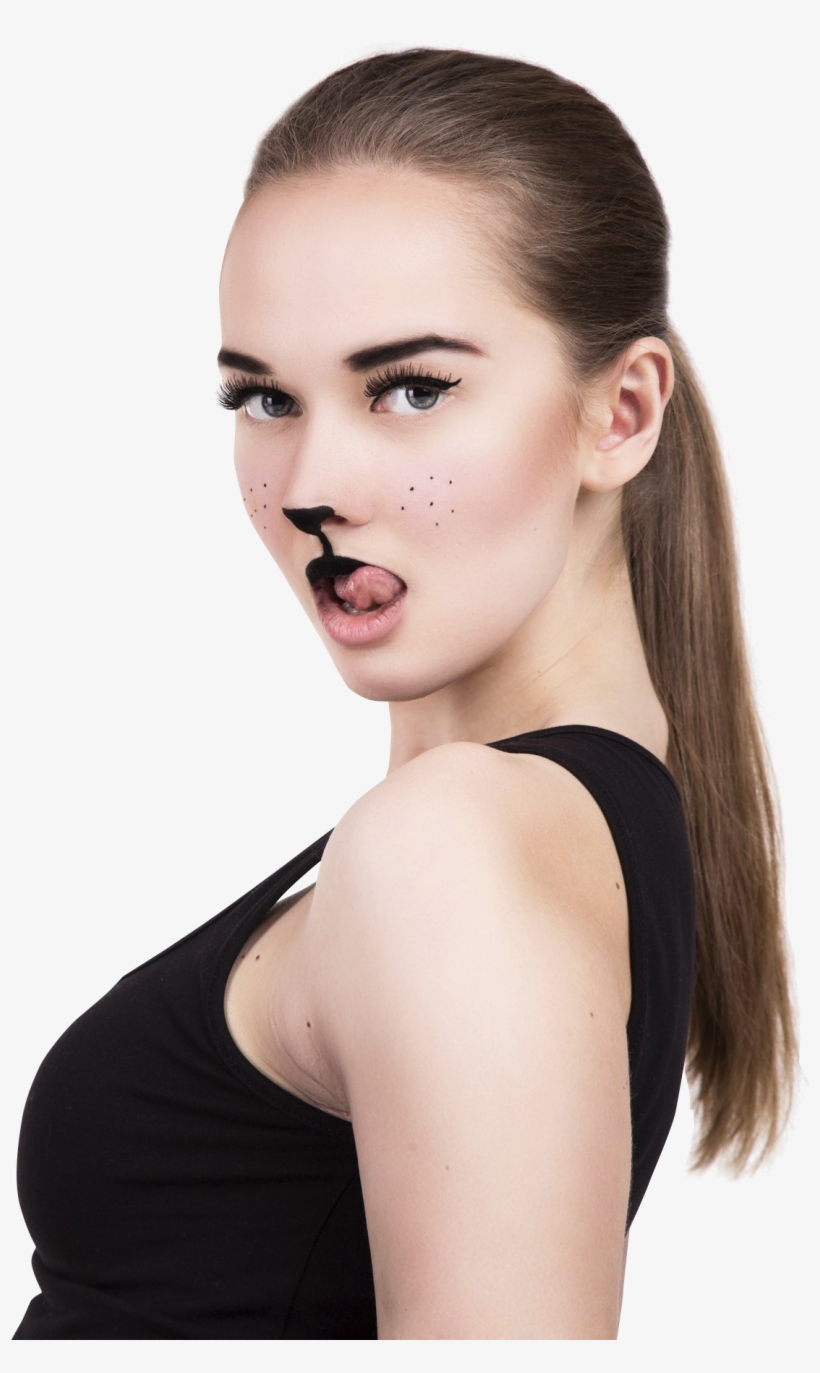Young Cat Girl Png Image - Girl Png, transparent png download