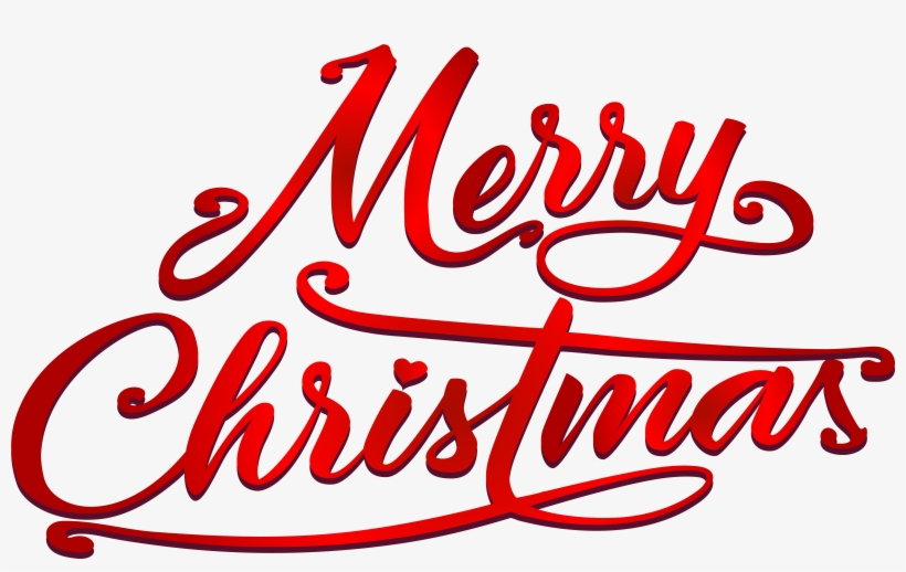 Merry Christmas Text Png, transparent png download