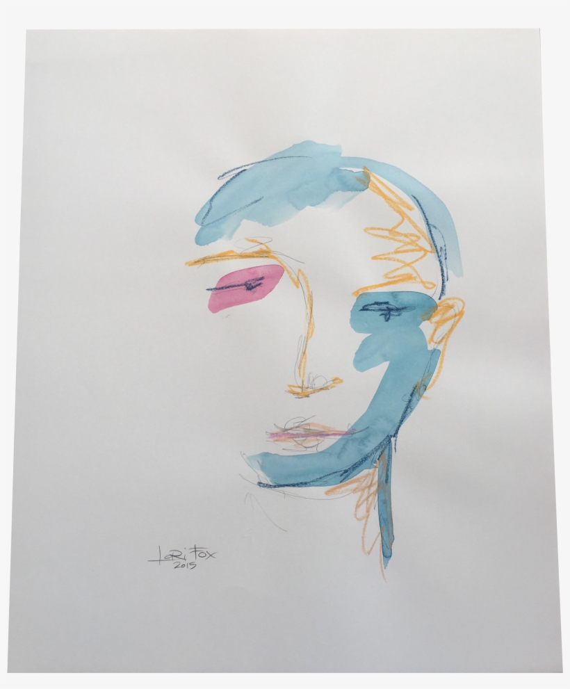 Original Abstract Painting Of - Sketch, transparent png download