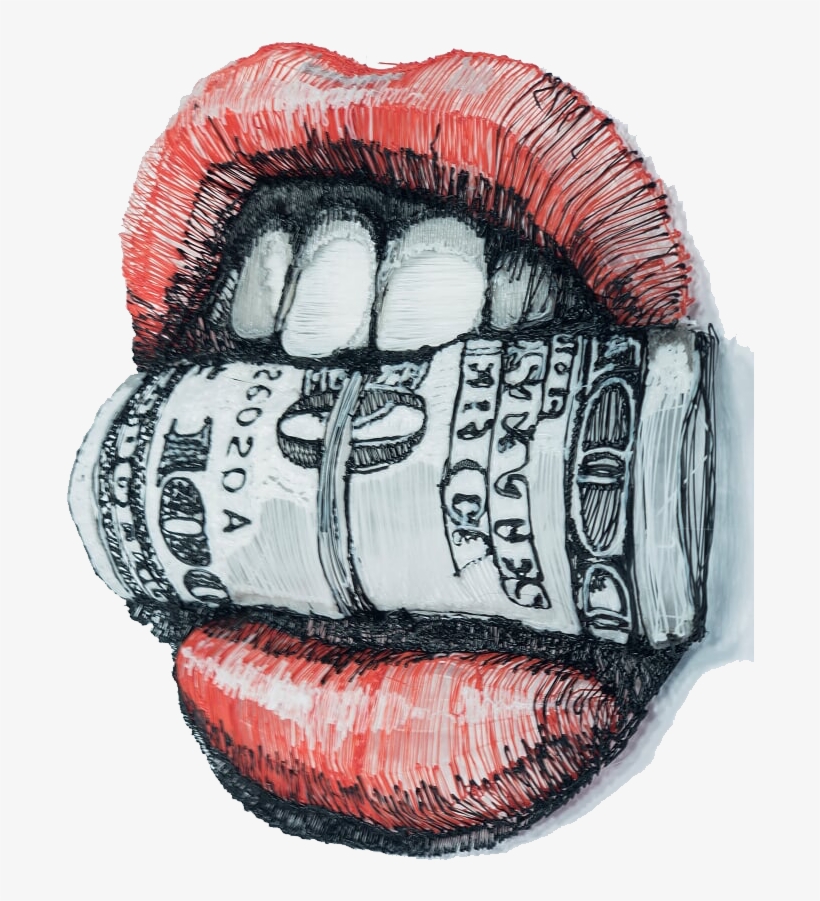 Peter Perlegas Lips, By - Sketch, transparent png download