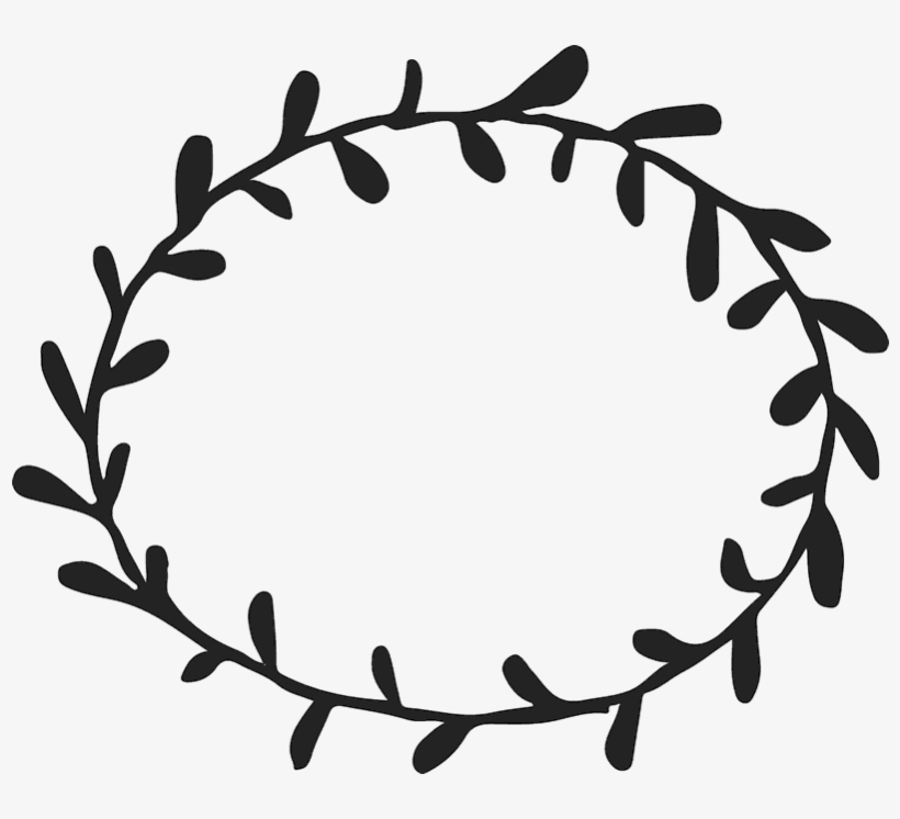 Rubber Stamp Border Circular Stamps Stamptopia - Circle Border Design Black And White, transparent png download