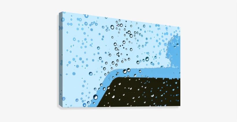 Raindrops 7 Canvas Print - Drop, transparent png download