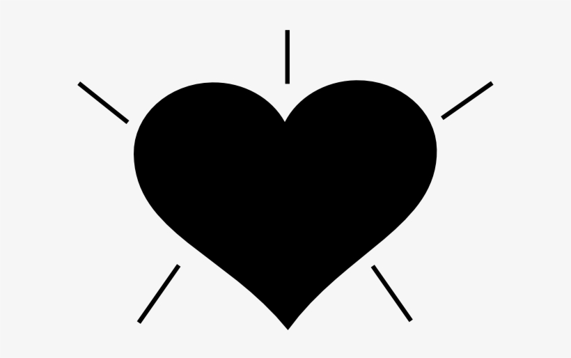 Black Heart Clip Art At Vector Clip Art - Clip Art PNG Image ...