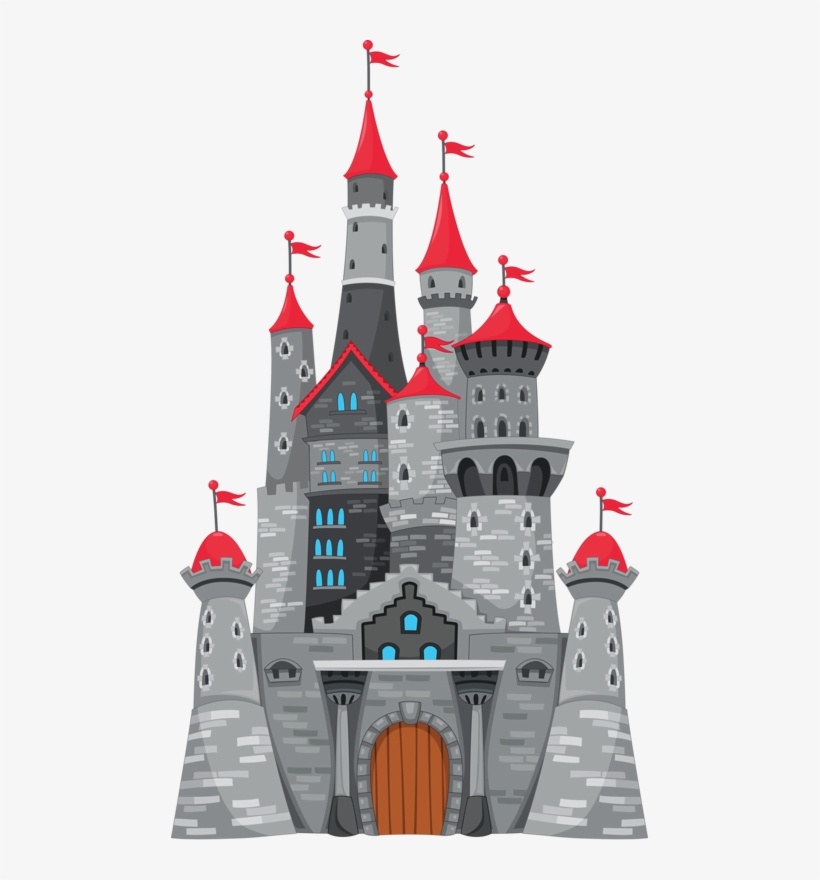 Vector Castle Illustration - Castle Clipart, transparent png download