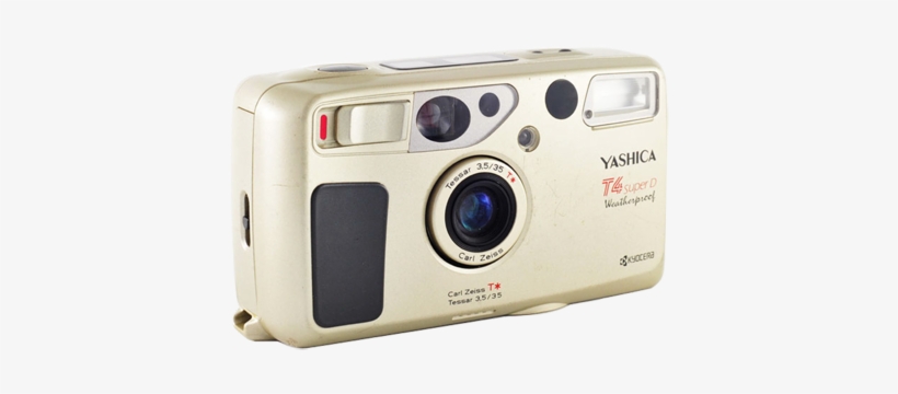 Yashica T4 - Point-and-shoot Camera, transparent png download