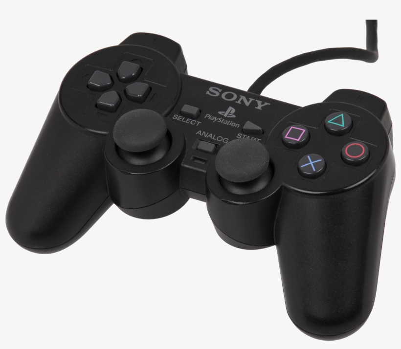 File - Playstation2-dualshock2 - Silver Dual Shock Controller Playstation 2 Ps2, transparent png download
