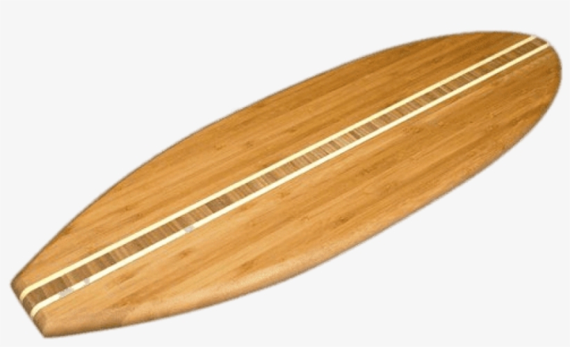 Bambou Surfboard - Totally Bamboo Lil' Surfer Cutting Board, transparent png download