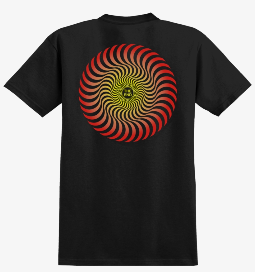 T-shirts / Spitfire / Classic Swirl Fade - Spitfire Swirl Hoodie Gray, transparent png download