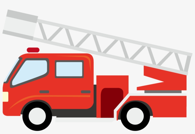 Fire Truck Png Image - Fire Truck Vector Png, transparent png download