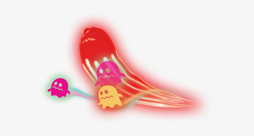 Ghosts-left - Ghost Pacman And The Ghostly Adventures, transparent png download