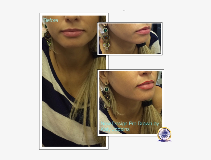 16-katy Jobbins Permanent Makeup Watercolor Full Lip - Girl, transparent png download