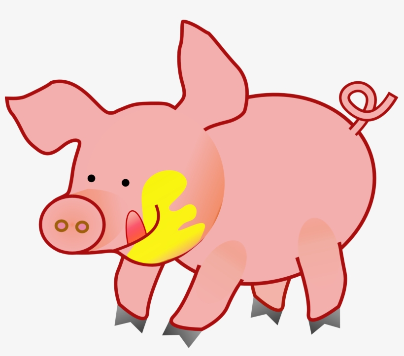 Clipart Info - Pig Animals Clipart, transparent png download