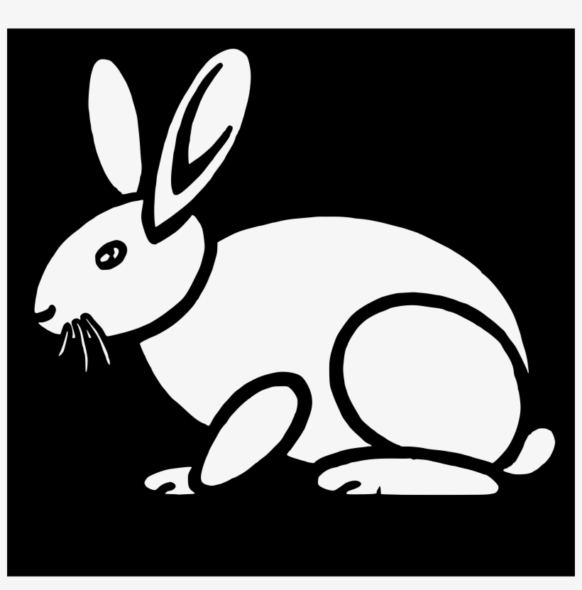 Download Cartoon Clipart Domestic Rabbit Hare Clip - Domestic Rabbit, transparent png download