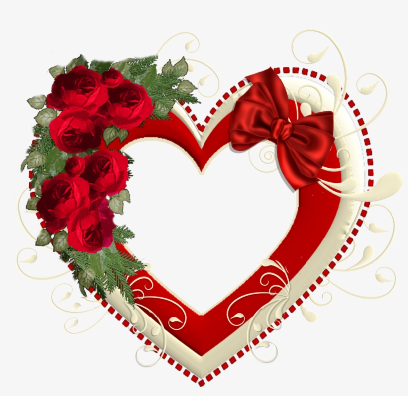Frame Heart Png - Heart Photo Frames Png, transparent png download