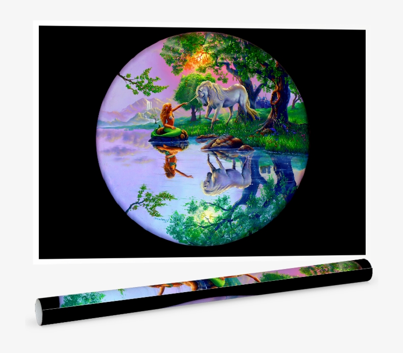 If I Were A Mermaid Poster - Jim Warren Wall Art, transparent png download