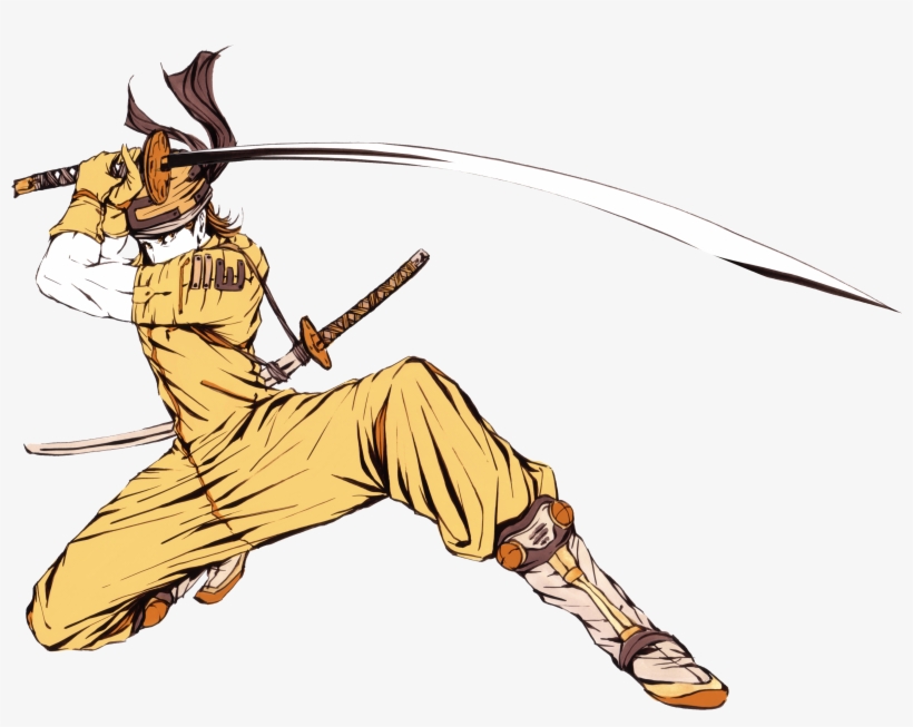 Japan Samurai Rudnin - Japan Samurai Watercolor, transparent png download
