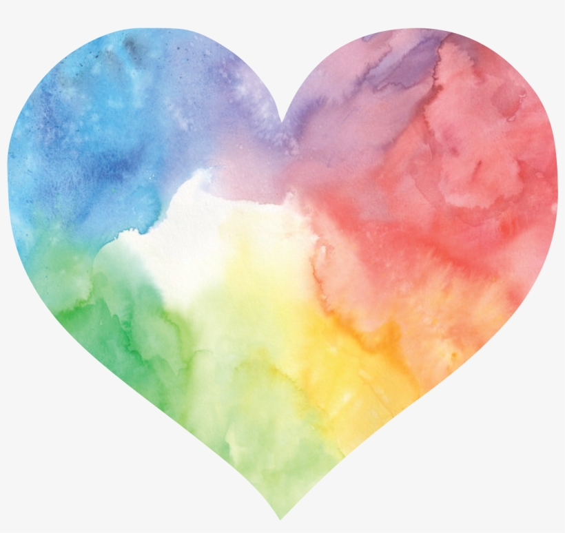 Haiku A Day Keeps Writer's Block Away - Water Color Hearts Png, transparent png download