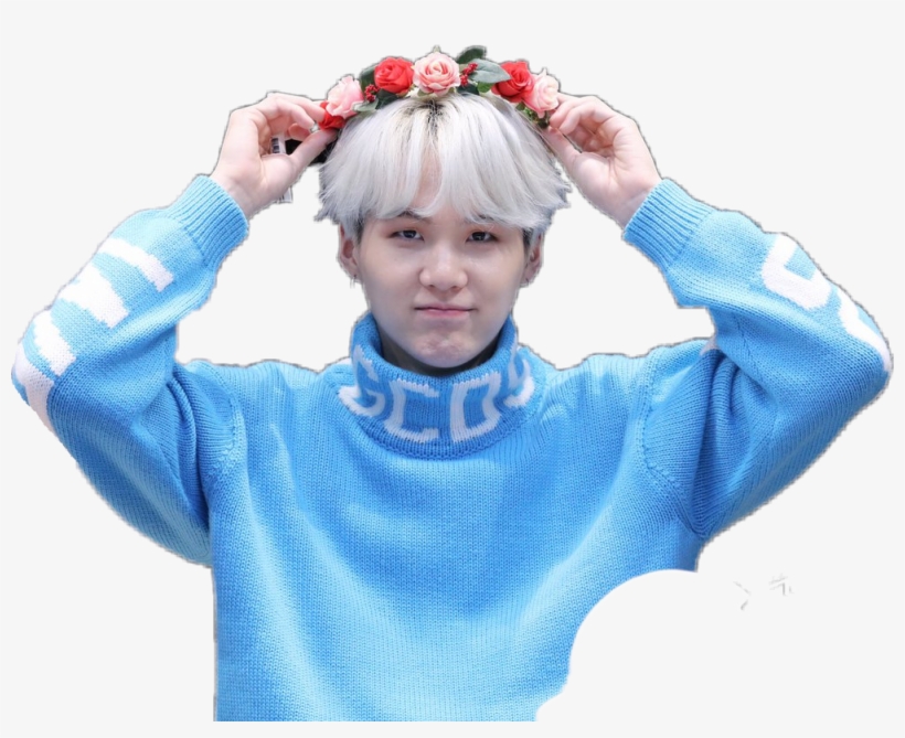 Kpop Army Bts Bangtan Suga Yoongi Blue Pastel - Bts, transparent png download