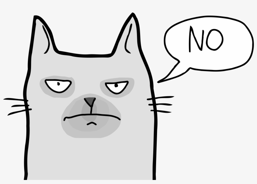 Grumpy Cat Clipart Transparent - Clip Art Grumpy Cat, transparent png download