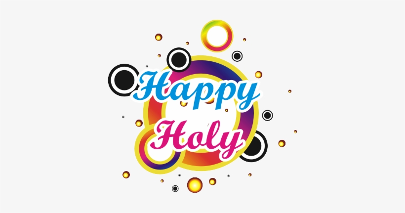 Happy Holi Logo Png, transparent png download