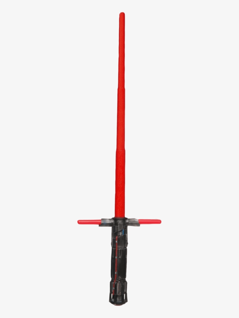 At The Movies - Kylo Ren Star Wars The Force Awakens Lightsaber, transparent png download