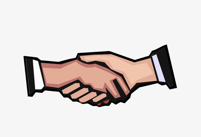 Free Images On Pixabay - Handshake Clip Art, transparent png download