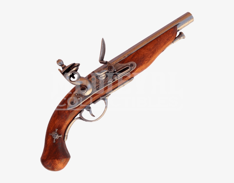 Grey Pirate Flintlock Pistol - Pirate Pistol Png, transparent png download