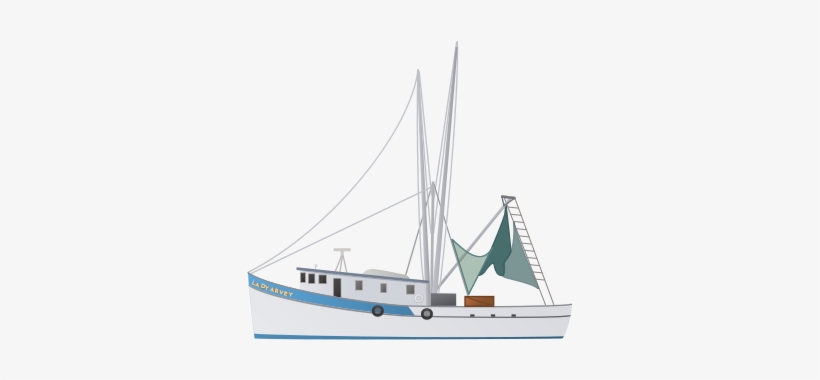 Pencil And In Color - Fishing Boat Clipart Png, transparent png download