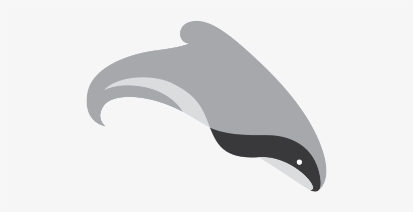 Maui's Dolphin Logo Mark - Illustration, transparent png download