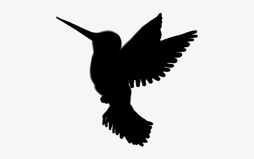 Lorax Silhouette - Transparent Background Bird Silhouette Clip Art, transparent png download