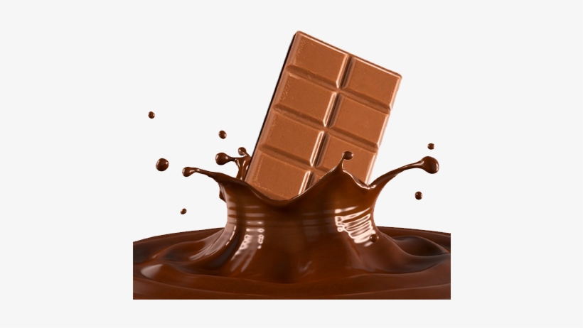 Chocolate For Living 995 Pure Cbd And Derived From - Chocolate With Splash Png, transparent png download