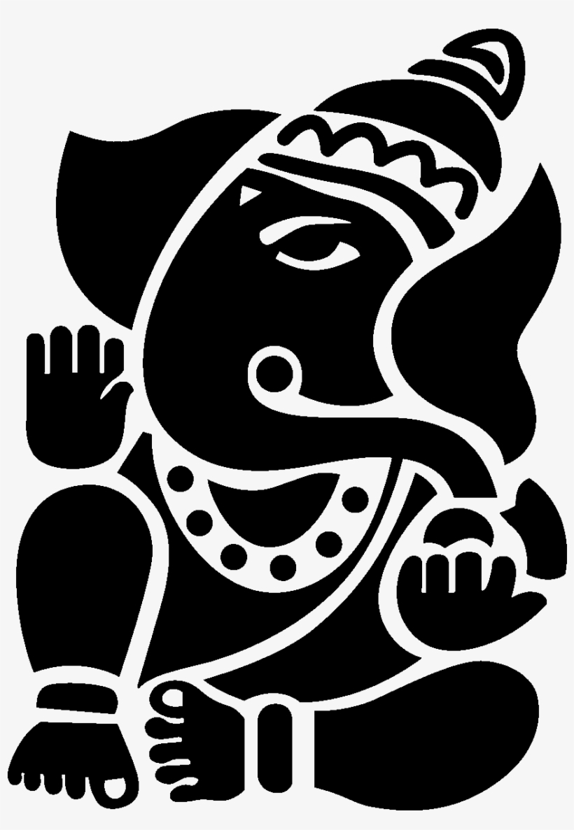 Mango Hotels Royalty Free Stock - Ganesh Png Images Black And White, transparent png download