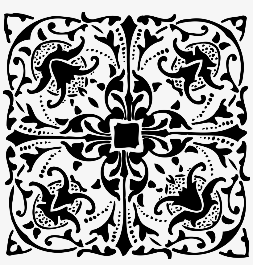 Clipart - Square Ornament, transparent png download