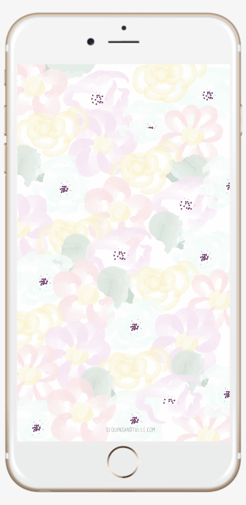 Easter Watercolor Flowers Wallpaper - Watercolor Painting, transparent png download