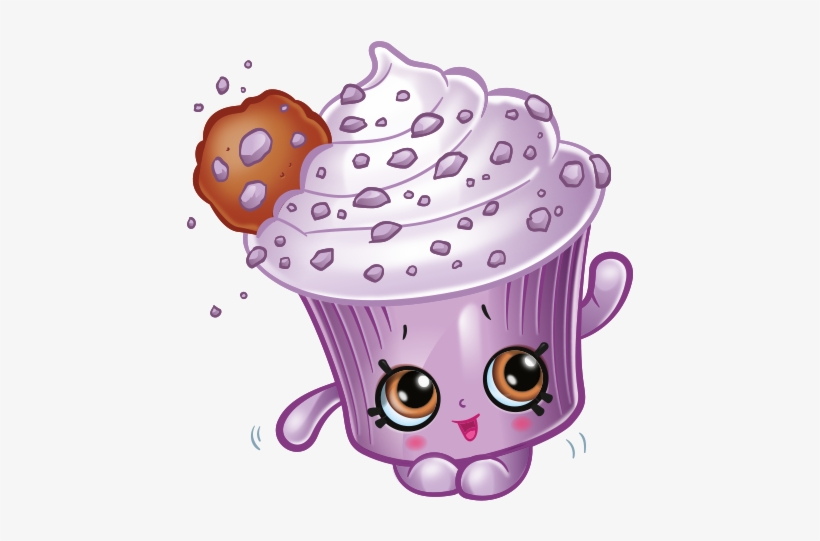 Free Icons Png - Shopkins Creamy Cookie Cupcake, transparent png download