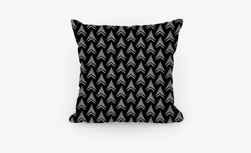 Black Arrow Pattern Pillow - Throw Pillow, transparent png download
